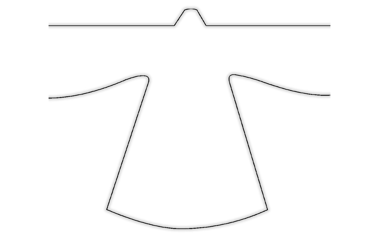 凤鸾云肩通袖妆花织金纱(单品)